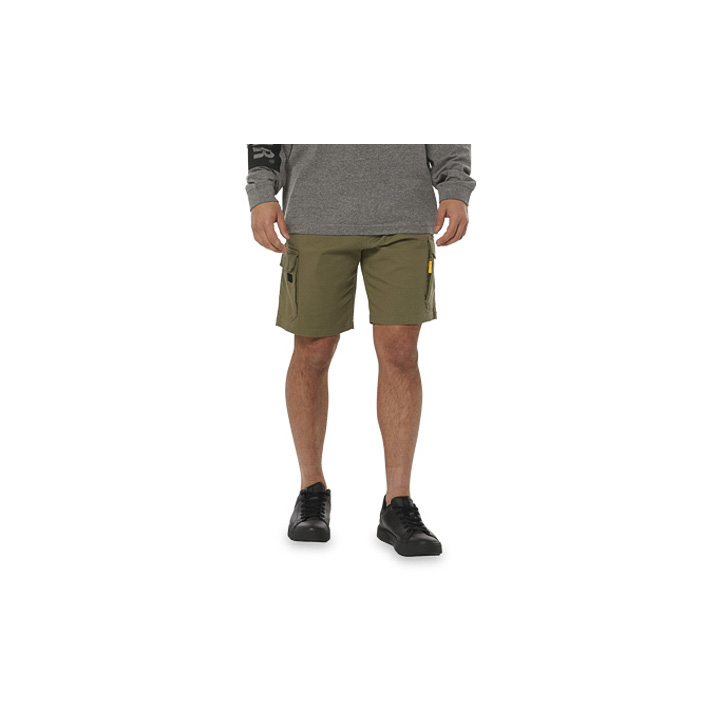 Caterpillar Foundation Cargo - Mens Shorts - Green - NZ (982SVDAFL)